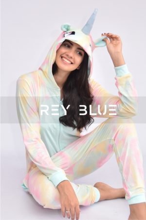 Solo en Rey Blue Pijamas Animadas Unicornio 04